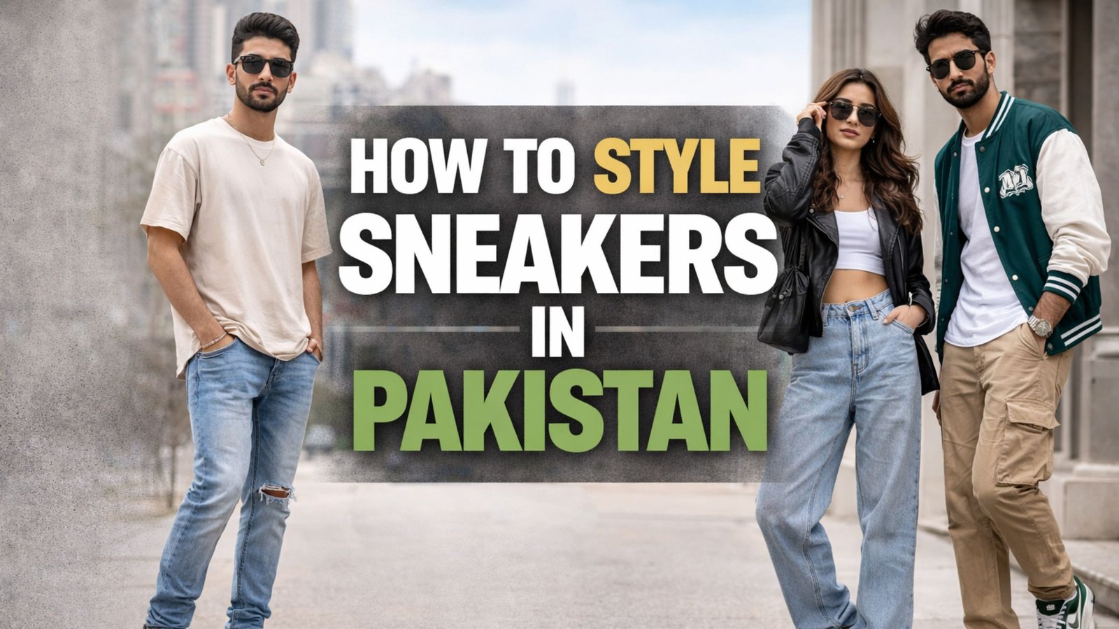 How to style sneakers in Pakistan — outfit combinations and tips